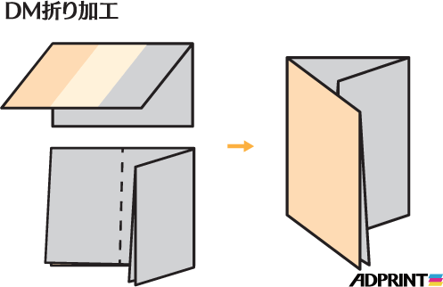 DM折り加工