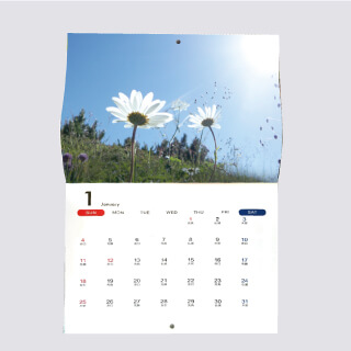 中綴じカレンダー(コート130kg)/28P